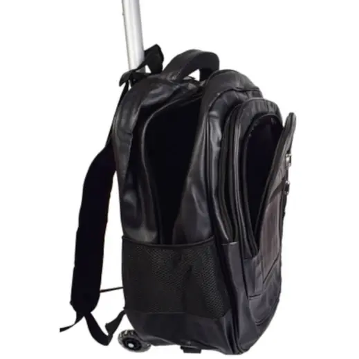 Detachable Trolley Laptop Backpack Side